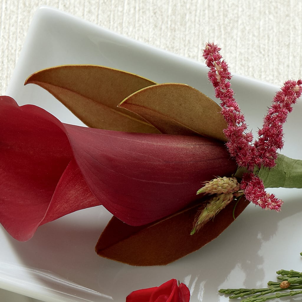 Red Calla Boutonniere – Guru Flowers, Port Saint Lucie FL