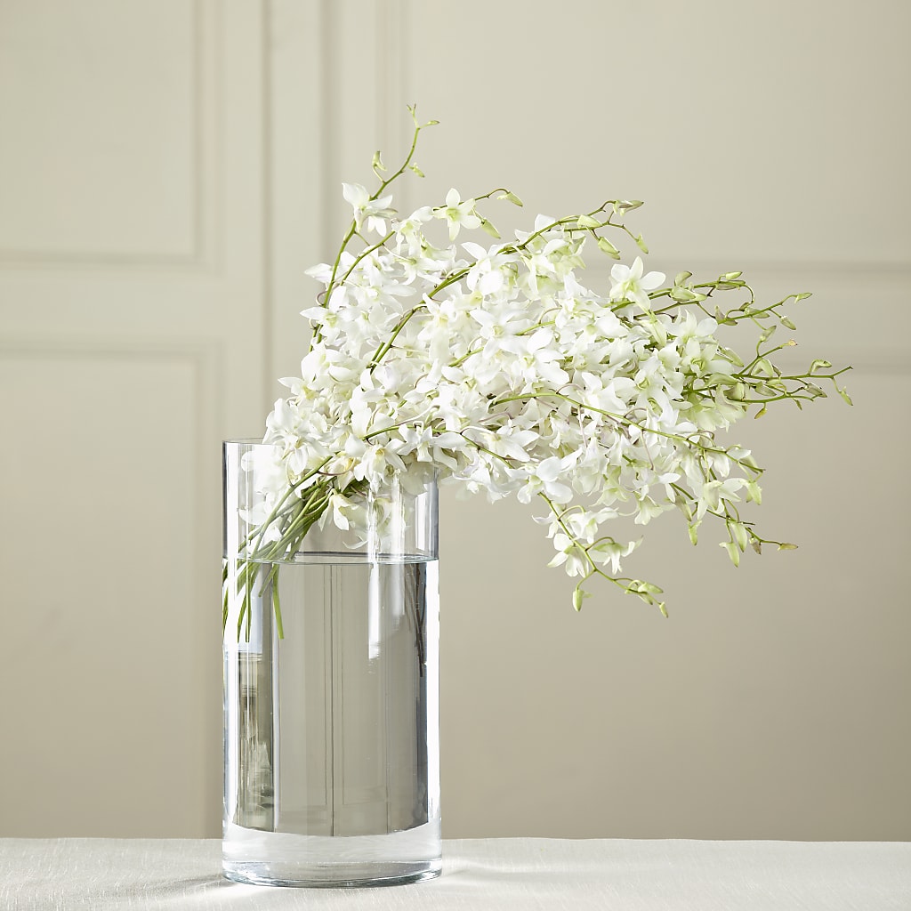 White Dendrobium Bouquet – Guru Flowers, Port Saint Lucie FL