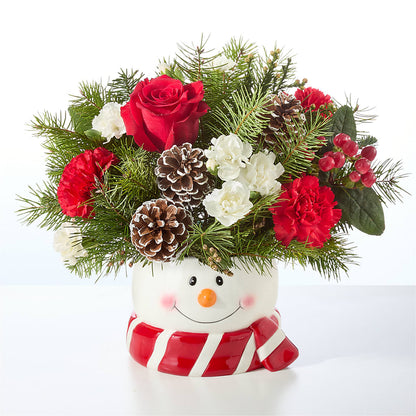 Jolly Snowman Bouquet –  Guru Flowers, Port Saint Lucie FL