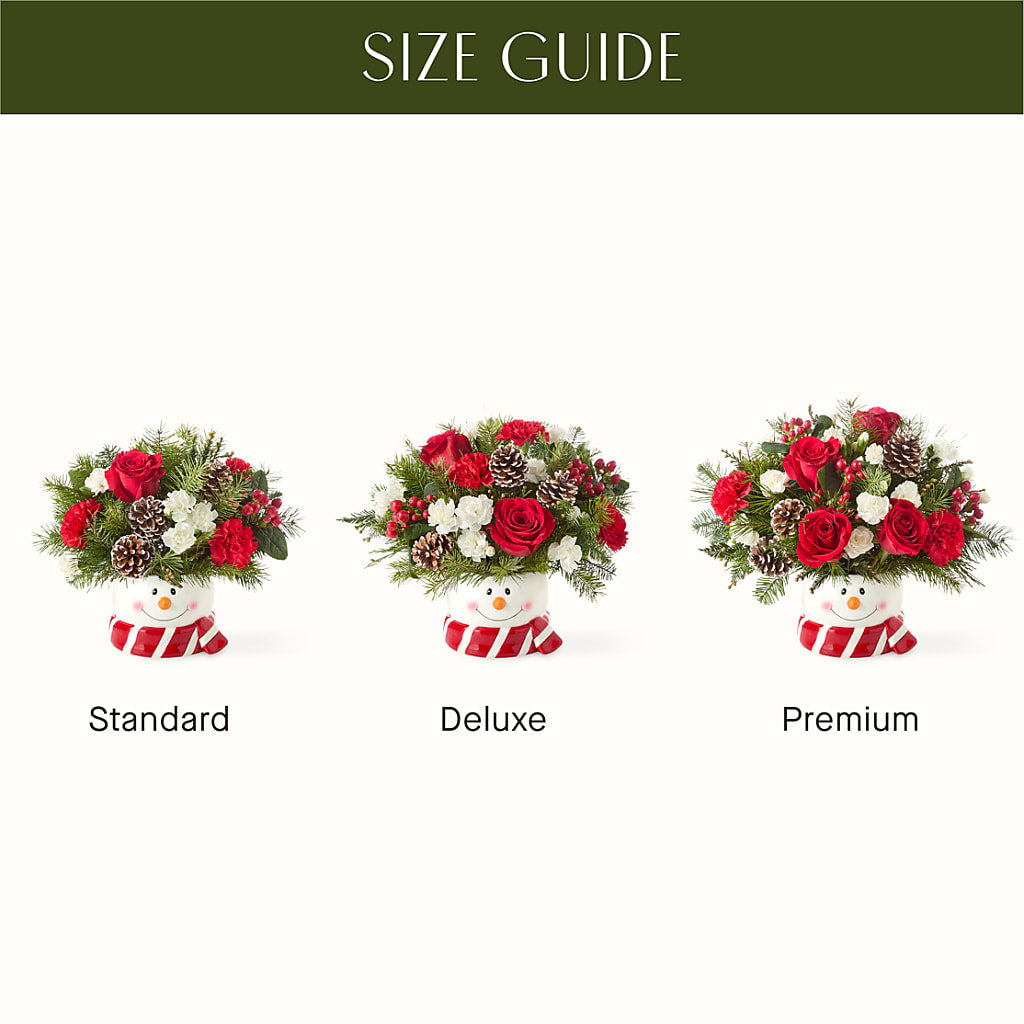 Jolly Snowman Bouquet –  Guru Flowers, Port Saint Lucie FL