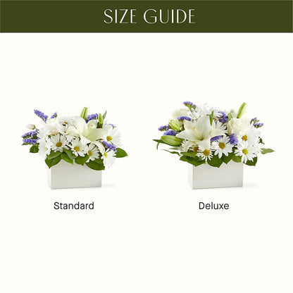 Beyond Blue Box Bouquet –  Guru Flowers, Port Saint Lucie FL