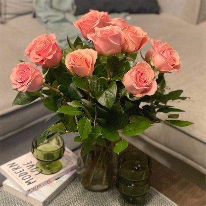 Long Stem Pink Rose Bouquet –  Guru Flowers, Port Saint Lucie FL