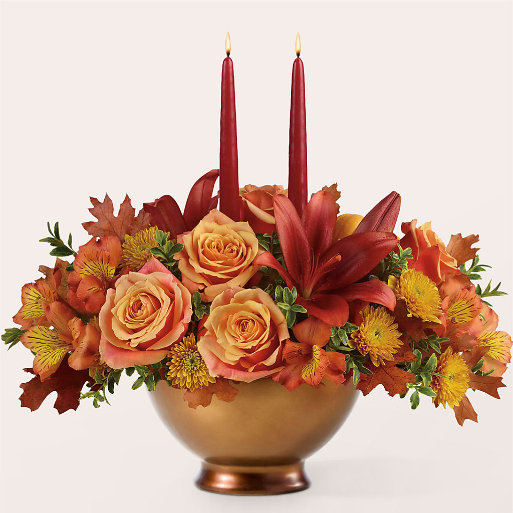 Harvest Table Centerpiece –  Guru Flowers, Port Saint Lucie FL