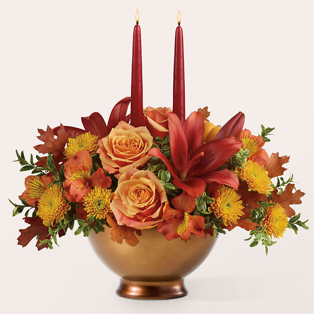 Harvest Table Centerpiece –  Guru Flowers, Port Saint Lucie FL