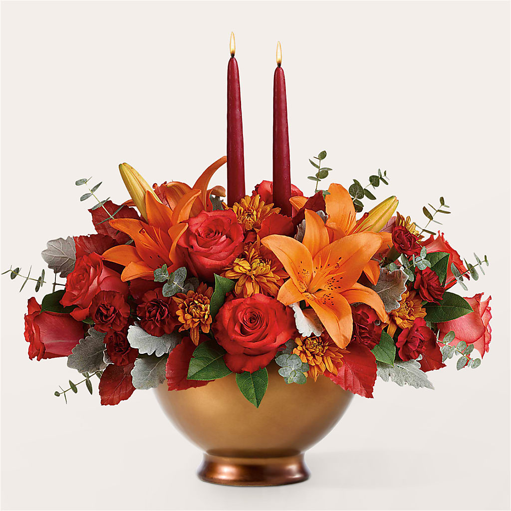 Fruits of Fall Centerpiece –  Guru Flowers, Port Saint Lucie FL