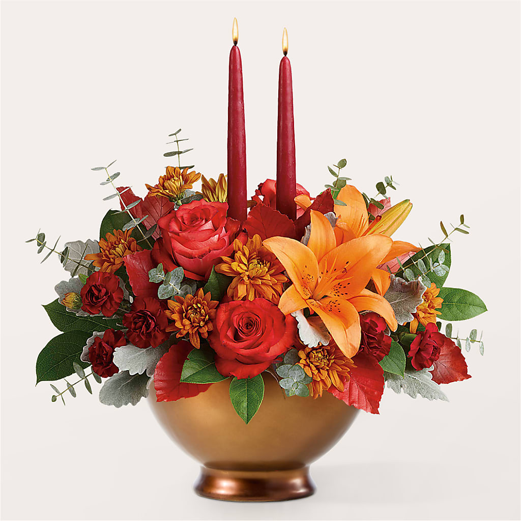 Fruits of Fall Centerpiece –  Guru Flowers, Port Saint Lucie FL