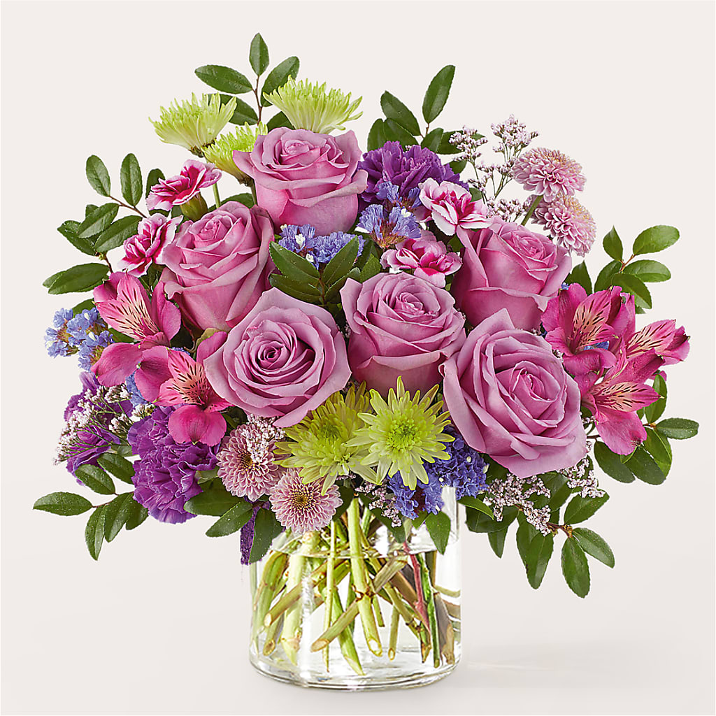 Glass Half Full Bouquet –  Guru Flowers, Port Saint Lucie FL