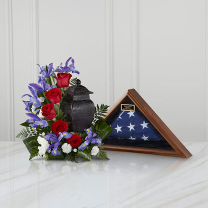 Patriotic Tribute Arrangement –  Guru Flowers, Port Saint Lucie FL