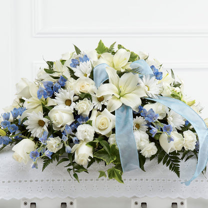 Tender Treasure Casket Spray –  Guru Flowers, Port Saint Lucie FL