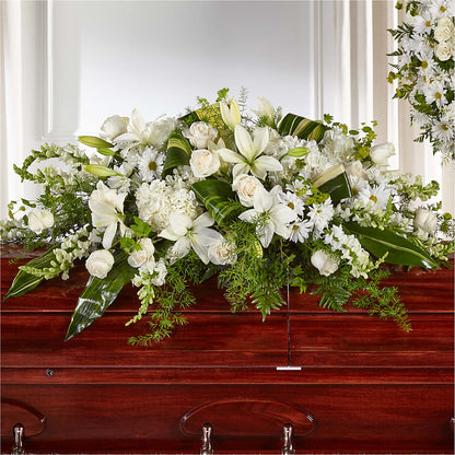 Abundance Casket Spray –  Guru Flowers, Port Saint Lucie FL