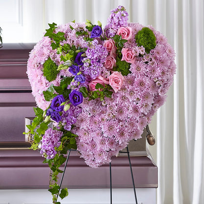 Treasured Love Standing Heart –  Guru Flowers, Port Saint Lucie FL
