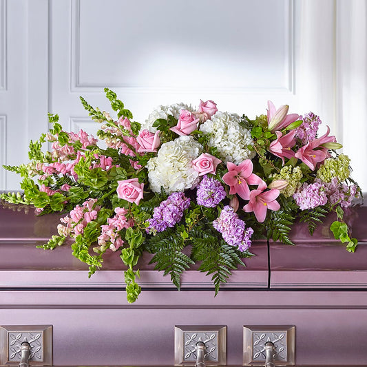 Life's Gratitude Casket Spray –  Guru Flowers, Port Saint Lucie FL