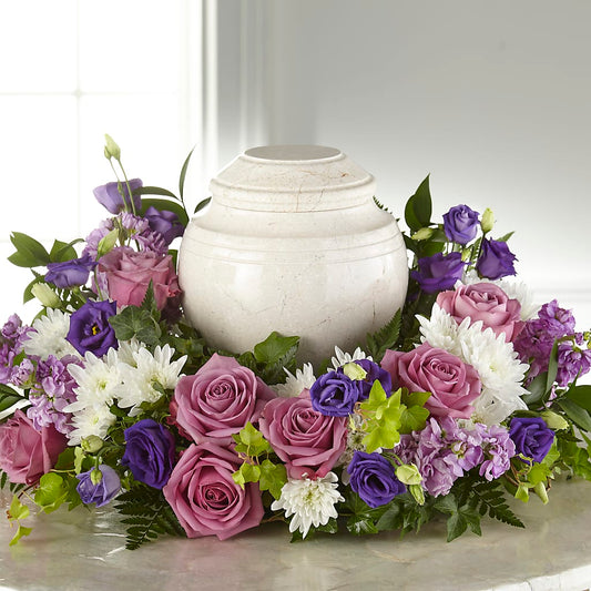 Blooming Sympathy Cremation Adornment –  Guru Flowers, Port Saint Lucie FL