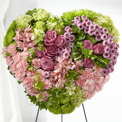 Heartwarming Standing Heart –  Guru Flowers, Port Saint Lucie FL