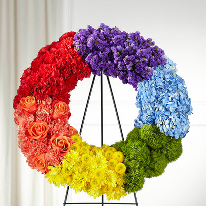 Circle of Love Wreath –  Guru Flowers, Port Saint Lucie FL