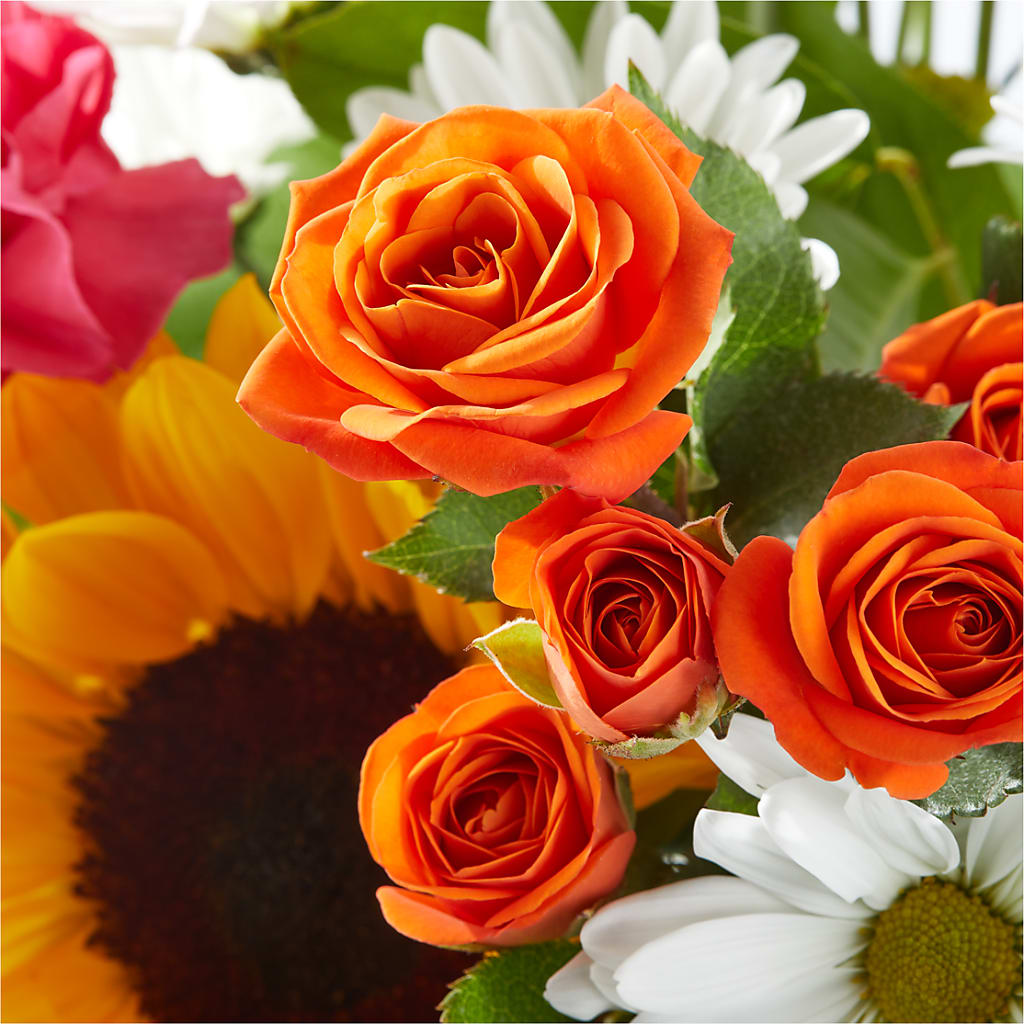 Sun-drenched Blooms Bouquet –  Guru Flowers, Port Saint Lucie FL