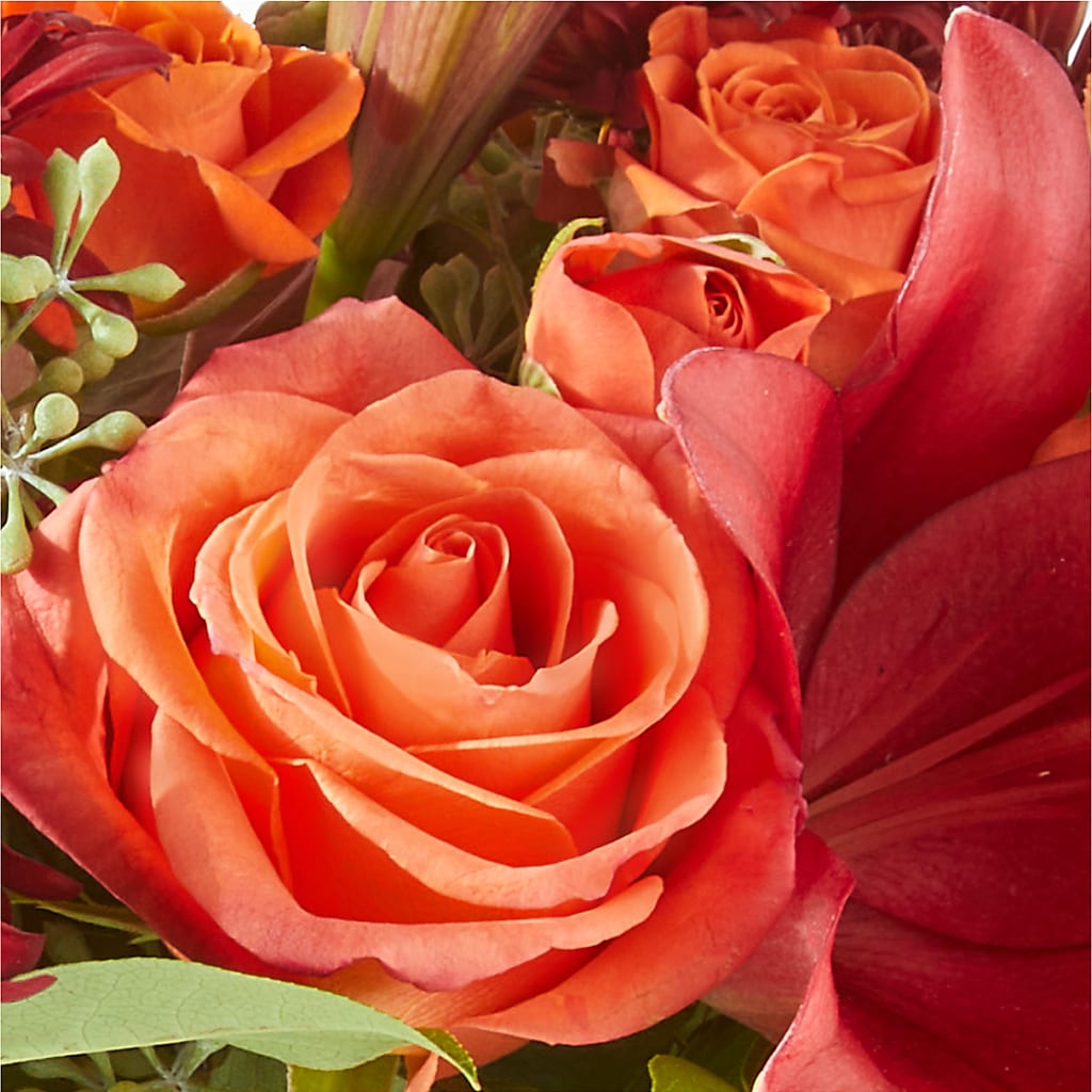 Crimson Leaves Bouquet –  Guru Flowers, Port Saint Lucie FL
