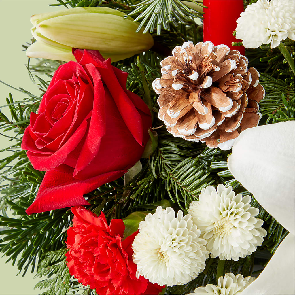 Seasonal Festivities Centerpiece –  Guru Flowers, Port Saint Lucie FL