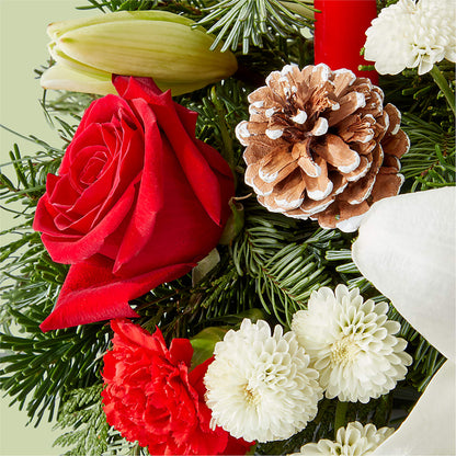 Seasonal Festivities Centerpiece –  Guru Flowers, Port Saint Lucie FL