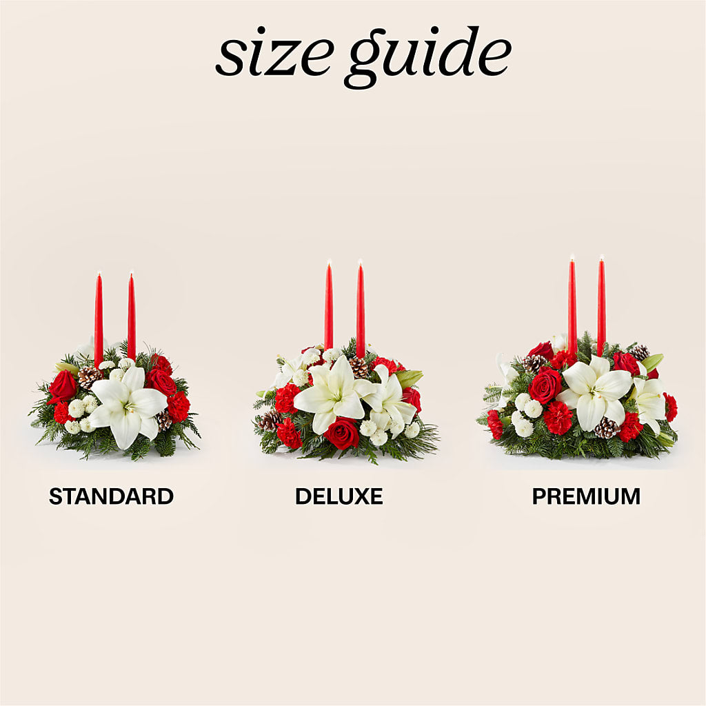 Seasonal Festivities Centerpiece –  Guru Flowers, Port Saint Lucie FL
