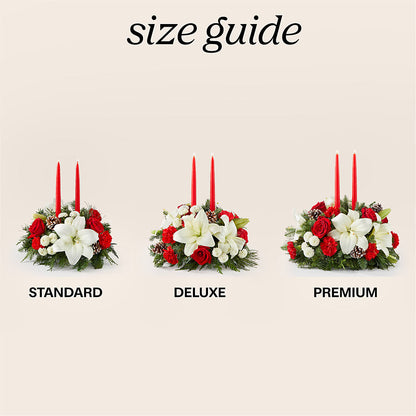 Seasonal Festivities Centerpiece –  Guru Flowers, Port Saint Lucie FL