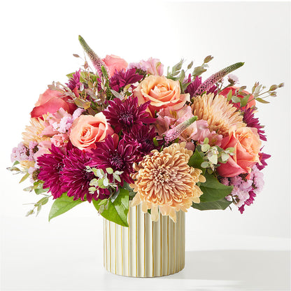Berry Cobbler Bouquet with Ivory Vase –  Guru Flowers, Port Saint Lucie FL