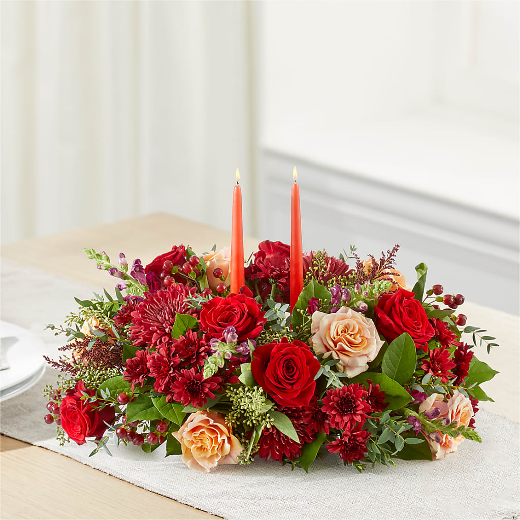 Most Thankful Centerpiece –  Guru Flowers, Port Saint Lucie FL
