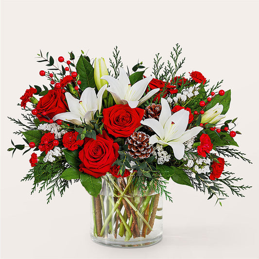 Best in Snow Bouquet –  Guru Flowers, Port Saint Lucie FL