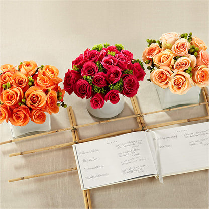 Dawn Rose Centerpiece –  Guru Flowers, Port Saint Lucie FL