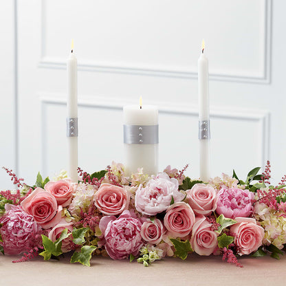 Worldwide Romance Unity Candle Arrangement –  Guru Flowers, Port Saint Lucie FL